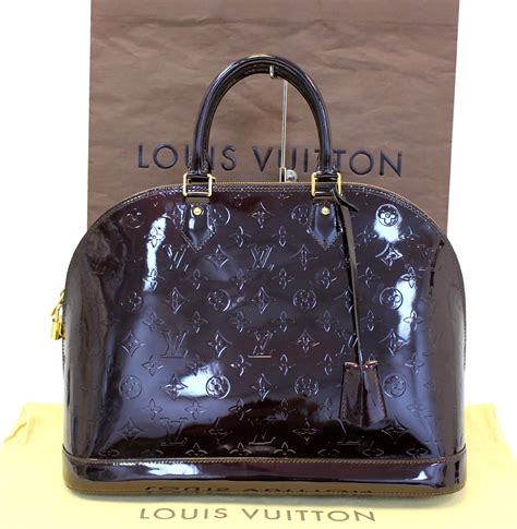 louis vuitton monogram vernis alma gm bag|authentic louis vuitton alma.